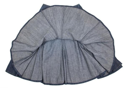 Yohji Yamamoto FEMME Denim Flare Midi Skirt Blue Size 1