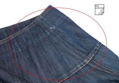 Yohji Yamamoto FEMME Denim Flare Midi Skirt Blue Size 1