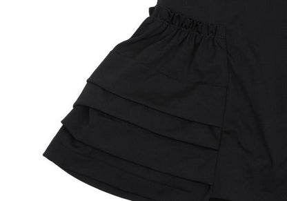 COMME des GARCONS Hem Frill Trim T-Shirt Black Size S