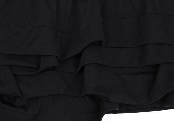 COMME des GARCONS Hem Frill Trim T-Shirt Black Size S