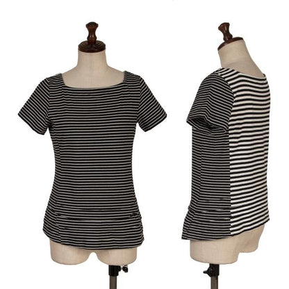 COMME des GARCONS Tiered Panel Stripe T-Shirt Black Size M