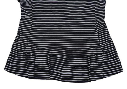 COMME des GARCONS Tiered Panel Stripe T-Shirt Black Size M