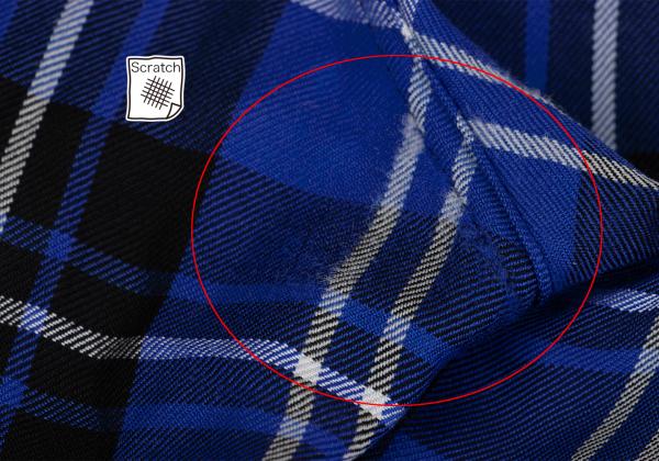 COMME des GARCONS Wool Tencel Tartan Check Pants Blue Size M