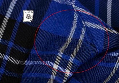 COMME des GARCONS Wool Tencel Tartan Check Pants Blue Size M