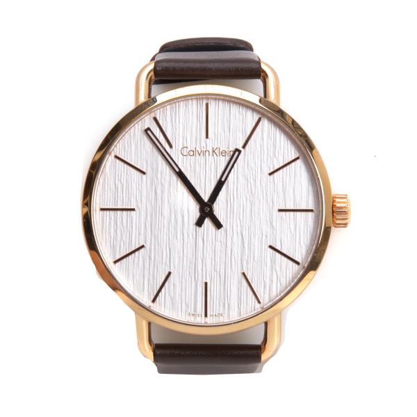 Calvin Klein Leather Band Analog Watch