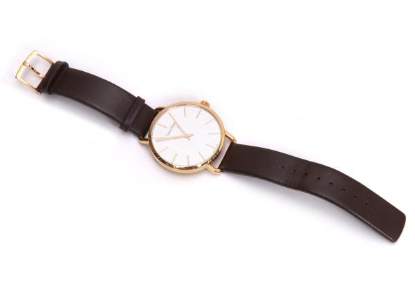Calvin Klein Leather Band Analog Watch