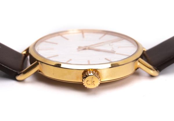 Calvin Klein Leather Band Analog Watch