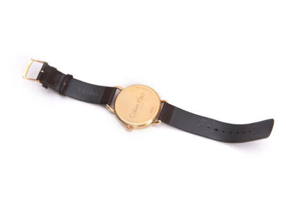Calvin Klein Leather Band Analog Watch