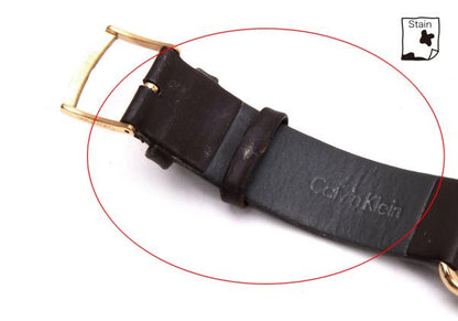 Calvin Klein Leather Band Analog Watch