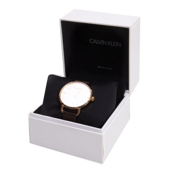 Calvin Klein Leather Band Analog Watch