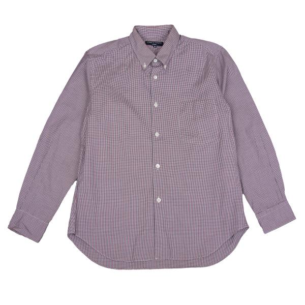 COMME des GARCONS HOMME Micro Check White Cotton Shirt Size M