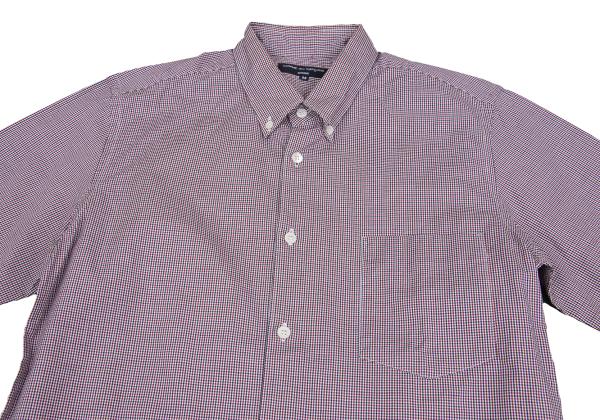 COMME des GARCONS HOMME Micro Check White Cotton Shirt Size M