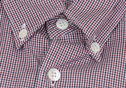 COMME des GARCONS HOMME Micro Check White Cotton Shirt Size M