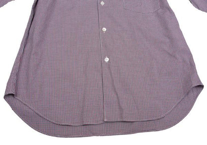 COMME des GARCONS HOMME Micro Check White Cotton Shirt Size M