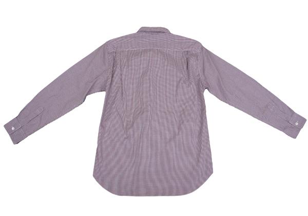 COMME des GARCONS HOMME Micro Check White Cotton Shirt Size M