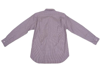 COMME des GARCONS HOMME Micro Check White Cotton Shirt Size M