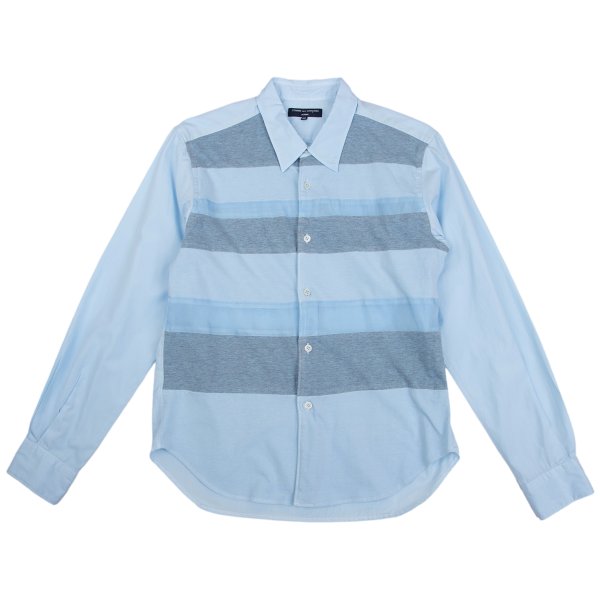 COMME des GARCONS HOMME Garment Dyed Shirt Blue Size SS