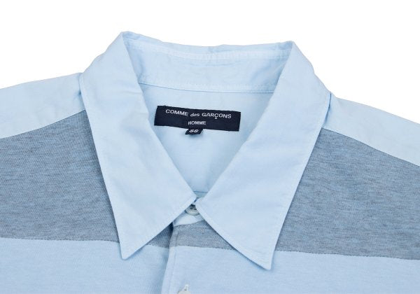 COMME des GARCONS HOMME Garment Dyed Shirt Blue Size SS