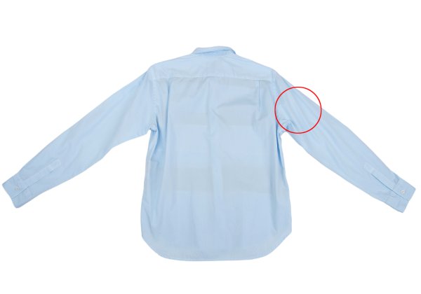 COMME des GARCONS HOMME Garment Dyed Shirt Blue Size SS