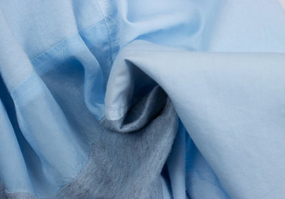 COMME des GARCONS HOMME Garment Dyed Shirt Blue Size SS