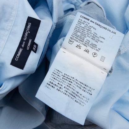 COMME des GARCONS HOMME Garment Dyed Shirt Blue Size SS
