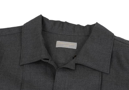 COMME des GARCONS HOMME Wool Mixed Shirt Charcoal Size S