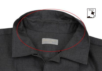 COMME des GARCONS HOMME Wool Mixed Shirt Charcoal Size S