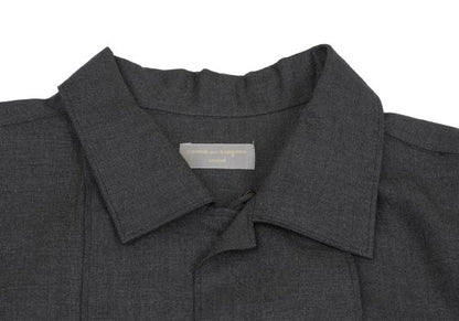 COMME des GARCONS HOMME Wool Mixed Shirt Charcoal Size S