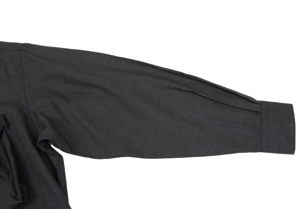 COMME des GARCONS HOMME Wool Mixed Shirt Charcoal Size S