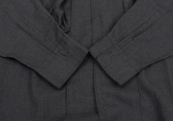 COMME des GARCONS HOMME Wool Mixed Shirt Charcoal Size S