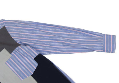 COMME des GARCONS HOMME Shirt Blue/Navy/Charcoal Size XS