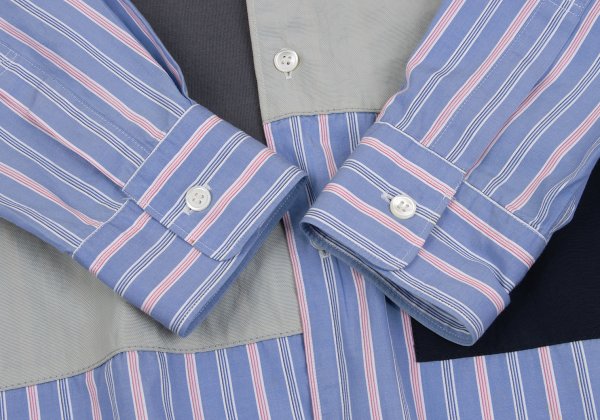 COMME des GARCONS HOMME Shirt Blue/Navy/Charcoal Size XS