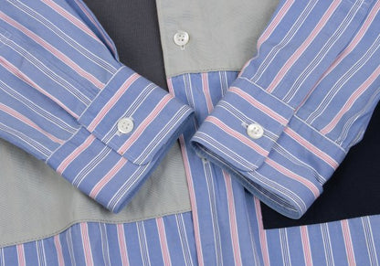 COMME des GARCONS HOMME Shirt Blue/Navy/Charcoal Size XS