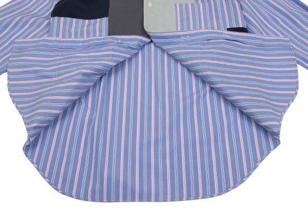COMME des GARCONS HOMME Shirt Blue/Navy/Charcoal Size XS