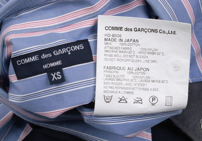 COMME des GARCONS HOMME Shirt Blue/Navy/Charcoal Size XS
