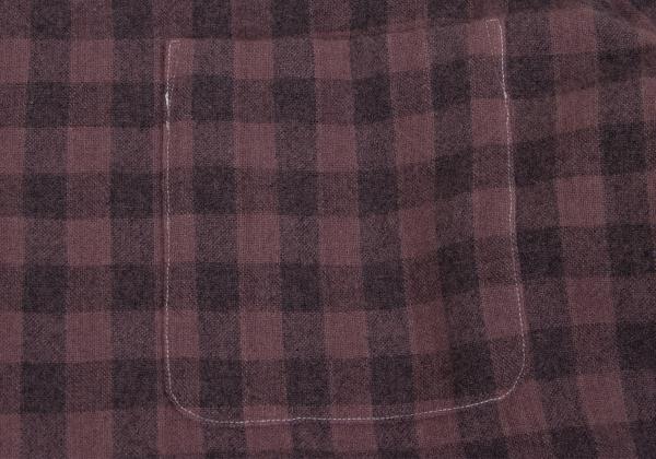 COMME des GARCONS HOMME Product Dyed Wool Shirt Brown Size S