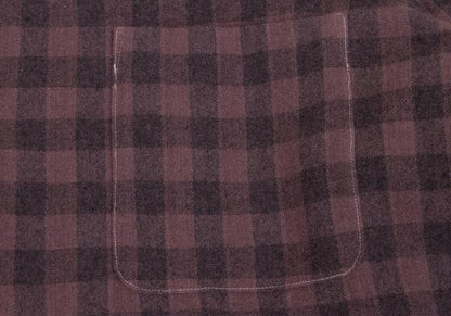 COMME des GARCONS HOMME Product Dyed Wool Shirt Brown Size S