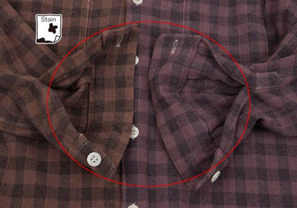 COMME des GARCONS HOMME Product Dyed Wool Shirt Brown Size S