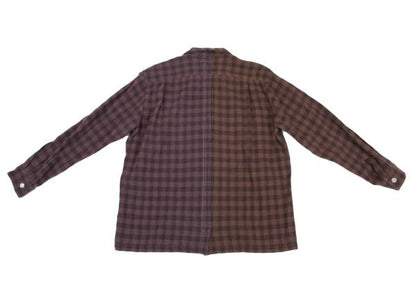 COMME des GARCONS HOMME Product Dyed Wool Shirt Brown Size S