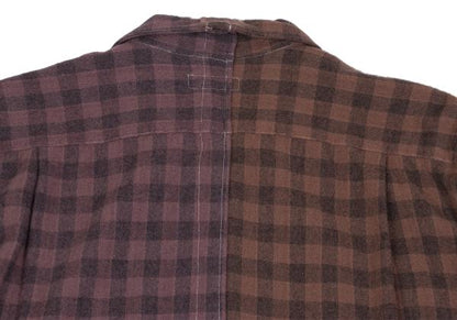 COMME des GARCONS HOMME Product Dyed Wool Shirt Brown Size S