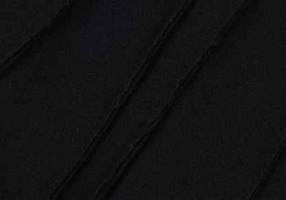 COMME des GARCONS HOMME Wool Bias Outseam Shirt Black Size S
