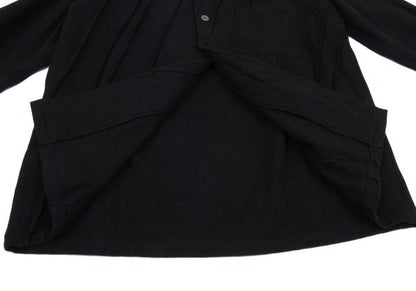 COMME des GARCONS HOMME Wool Bias Outseam Shirt Black Size S