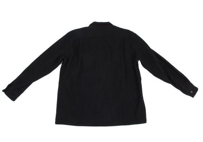 COMME des GARCONS HOMME Wool Bias Outseam Shirt Black Size S