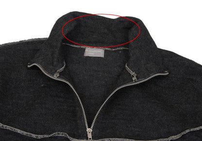 COMME des GARCONS HOMME Wool Outseam Sweater Charcoal Size S