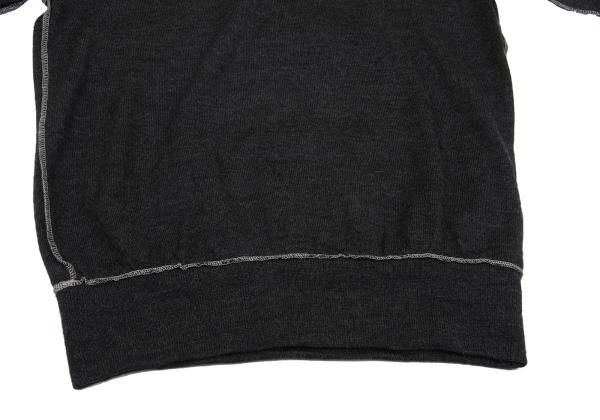 COMME des GARCONS HOMME Wool Outseam Sweater Charcoal Size S