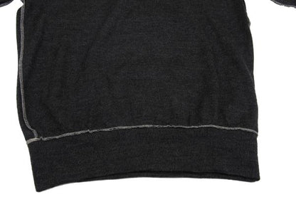 COMME des GARCONS HOMME Wool Outseam Sweater Charcoal Size S