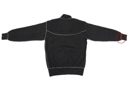 COMME des GARCONS HOMME Wool Outseam Sweater Charcoal Size S