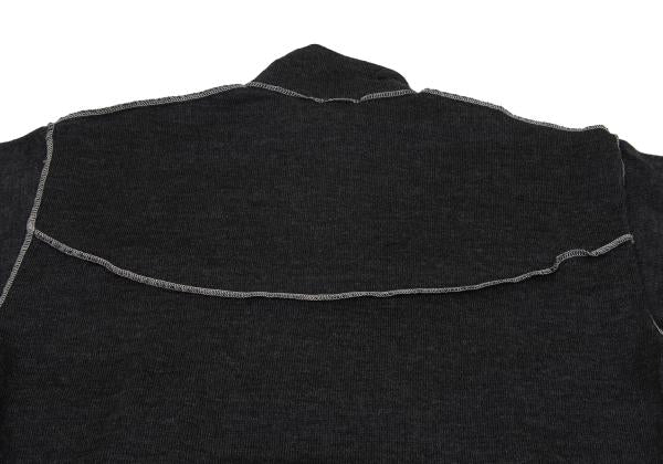 COMME des GARCONS HOMME Wool Outseam Sweater Charcoal Size S