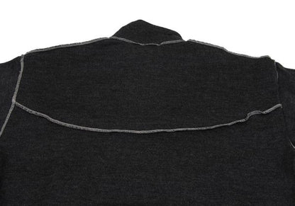COMME des GARCONS HOMME Wool Outseam Sweater Charcoal Size S