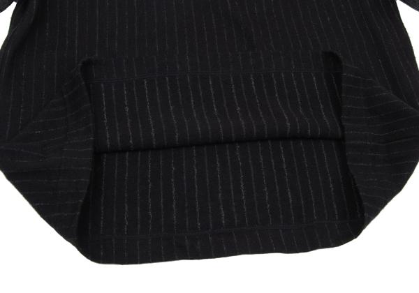 COMME des GARCONS HOMME Chalk Stripe Black Charcoal Knit Size S